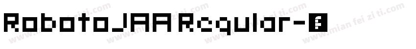 RobotoJAA Regular字体转换